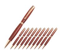 Fancy Woodturning Twist Pen Kits 10 Packs (Copper Finish)