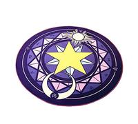 FANCYPUMPKIN The Magic Circle Pattern Round Carpet Floor Mats Yoga Cushion for Playroom/Cloakroom, E-08
