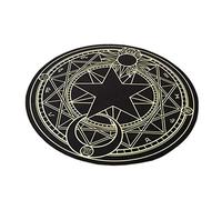 FANCYPUMPKIN The Magic Circle Pattern Round Carpet Floor Mats Yoga Cushion for Playroom/Cloakroom, E-06