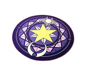 FANCYPUMPKIN The Magic Circle Pattern Round Carpet Floor Mats Yoga Cushion for Playroom/Cloakroom, E-08