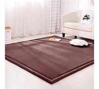 Fancytan Large Baby Play Mat, 3cm Thick Floor Mats for Kids Toddlers Crawling, Tummy Time, Foldable Crawling Mat for Boy or Girl Child's Room, Bedroom, Playroom, Brown, 180x200cm