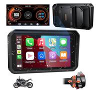 FancyTiger for BMW Motorcycle CarPlay & Android Auto,Support Bluetooth, 6" Waterproof GPS Navigation Screen, Data Reading, Native Wonder, TPMS, Light Sensor, Music Sharing, Intercom,16-Pin