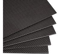 FANCYWING 300X400X1.5MM 100% 3K Carbon Fibre Laminate Plate Plain Weave Panel Sheet 1.5MM Thickness(Glossy Surface)