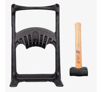 Fandango Fire Tools Kindling Cracker Firewood Splitter & Lump Hammer - Log Splitter Set Ideal For Kindling Wood For Fire Pit