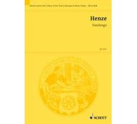 Fandango Study score orchestra Henze on a ground bass by Padre Soler Schott Musi