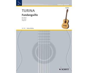 Fandanguillo op. 36 guitar Turina Schott Music Saddle-wire stitching