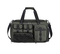 FANDARE 3 in 1 Sports Gym Bag for Women Crossbody Shoulder Bag Men Backpack Weekender Overnight Travel Flight-Approved Duffle Bags with Shoe Compartment & Dry Wet Separation Tote Handbags Green