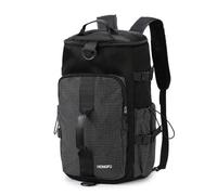 FANDARE 30L Travel Duffle Bag for Men Women Convertible Weekender Backpack | 15.6 Inch Laptop Carry On Backpack Flight Approved Daypack Sports Gym Shoulder Bag with Luggage Strap Hiking Rucksack Black