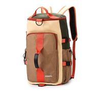 FANDARE 30L Travel Duffle Bag for Men Women Convertible Weekender Backpack | 15.6 Inch Laptop Carry On Backpack Flight Approved Daypack Sports Gym Shoulder Bag with Luggage Strap Hiking Rucksack Brown