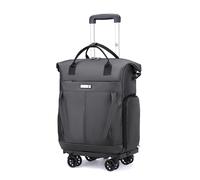FANDARE 35 L Wheeled Business Backpack Men Rolling Convertible Laptop 4 Wheel Women Shopping Cart Grocery Trolley Bag Shopper Travel Duffle Bag Office Holdall Suitcase Daypacks Grey