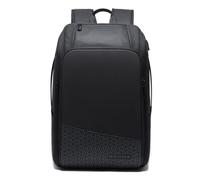 FANDARE 45L Expandable Travel Backpacks Weekender Carry On Backpack Flight-Approved Expandable Business Backpack with USB Charging Port College School Rucksack Men Women for 17.3 inch Laptop Black