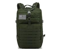 FANDARE 45L Military Tactical Backpack Waterproof Heavy Duty Backpack 3 Day Assault Pack Molle Bag Backpacks Army Backpack for Men Tactical Laptop Backpack Bug Out Bag Hiking Rucksack Green