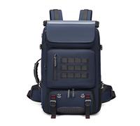 FANDARE Anti-Theft Business Backpack Men Rolltop Rucksack Women Hiking Knapsack with Shoes Compartment Waterproof Laptop Daypacks with USB College Travel Essentials Internal Frame Backpacks Blue