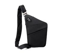 FANDARE Anti-Theft Sling Bags Chest Shoulder Backpack Crossbody Bags Cover Pack Rucksack Crossbody Bag for Men Women Travel Hiking Bicycle Sport Gym Daypacks Waterproof NylonBlack B