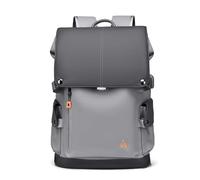 FANDARE Business Backpack Casual Laptop Backpack Travel Backpack Rucksack for Men Rucksack Work Bag with USB Charging Port Waterproof College School Bag Daypacks with Reflective Belt Grey C