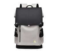 FANDARE Business Backpack Casual Laptop Backpack Travel Backpack Rucksack for Men Rucksack Work Bag with USB Charging Port Waterproof College School Bag Daypacks with Reflective Belt Black White