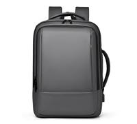 FANDARE Business Casual Backpack Laptop Backpack Travel Backpack Rucksack for Men Laptop Rucksack Work Bag Waterproof Rucksack Expandable Backpack with USB Charging Port PU Film Daypacks Grey