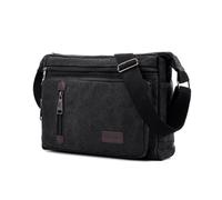 FANDARE Canvas Messenger Bag Crossbody Bag with Multi Pockets | lightweight casual travelling bag, medium mens crossbody bags for outdoor fishing camping hiking travel working daily use