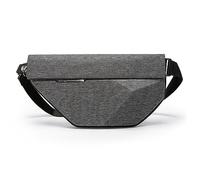 FANDARE Casual Chest Daypack Mens Sling Chest Crossbody Bag Waterproof Sling Bag For Travel Sport Lightweight Sling Bag for Travelling Sports Hiking & Outdoor Activities Gray
