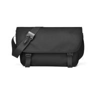 FANDARE Casual Nylon Crossbody Messenger Bag | retro flip-lock flap, slim & lightweight, iPad sleeve, multi-pockets, water-resistant nylon, daily commute & travel