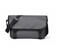 FANDARE Casual Nylon Crossbody Messenger Bag | retro flip-lock flap, slim & lightweight, iPad sleeve, multi-pockets, water-resistant nylon, daily commute & travel