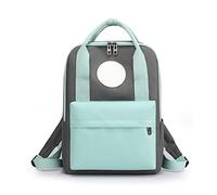FANDARE Casual School Bags Children's Backpacks Girls Boys Primary College School Daypacks Student Lightweight Bookbag for Daughter Son Campus Travel Hiking Backpack Waterproof Polyester Gray Green