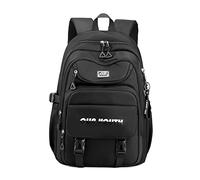 FANDARE Casual School Bags Children's Backpacks Girls Boys School Daypacks Teens Student Lightweight Bookbag for Daughter Son Primary Junior High University Travel Backpack Waterproof Polyester Black