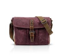 FANDARE Casual Shoulder Crossbody Bag Canvas Messenger Pack for 7.9 inch Tablet Men Women Satchel School Bag Portable Envelope Briefcase for Commute College Campus Hiking Outdoor Travel