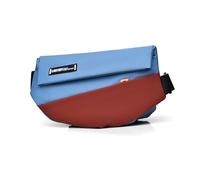 FANDARE Casual Sling Bag Crossbody Shoulder Bag Backpack for Men Personal Flex Bag with Tripod Holder Strap Lightweight Chest Pack Everyday Carry Bag for Tactical Travel Work Chest Bag Blue Red