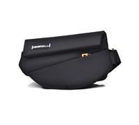 FANDARE Casual Sling Bag Crossbody Shoulder Bag Backpack for Men Personal Flex Bag with Tripod Holder Strap Lightweight Chest Pack Everyday Carry Bag for Tactical Travel Work Chest Bag Black
