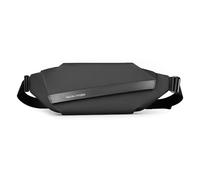 FANDARE Chest Bag Men Crossbody Sling Bag with Hidden Back Zipper Pocket Adjustable Strap Waterproof Polyester for Travel Hiking Commute & Everyday Essentials Black