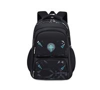 FANDARE Children's Backpacks Fridge-Style Open Bookbag Boys Girls Youth Backpack Elementary School Bag Student Teens Adventurer Rucksacks Primary Junior Travel Casual Daypacks for 1-3 Grades Black A