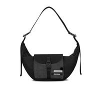 FANDARE Crescent Shoulder Bag Hobo Handbag Shoulder Bag Women Men Crossbody Bag Color Matching Messenger Bag Work Bag for Outdoor Daily College Use Travel Satchel Bag Waterproof Nylon Black