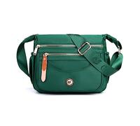 FANDARE Crossbody Bags for Women Ultra-Light Shoulder Bag Ladies Handbag with Adjustable Wide Strap Hobos & Shoulder Bags Satchels for Outdoors Workout Travel Shopping Messenger Bag Daily Use Green