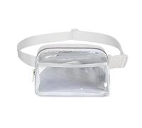 FANDARE Crossbody Fanny Pack for Women Men Transparent Waist Packs Belt Bag Bum Sling Bag for Enjoy Sports Workout Traveling Running Workout Dog Outdoors Hands-Free Wallets Waist Pack Phone Bag