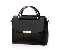 FANDARE Elegant Women's Crossbody Handbag - PU Leather Phone Pouch, Messenger Shoulder Bag, Black