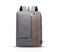 FANDARE Fashion Backpack 3 in 1 Handbag 15.6 Inch Laptops Backpack Business Travel Bag Crossbody Bag College Student Outdoor Rucksack Man Women Waterproof Polyester Gray