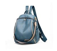 FANDARE Fashion Backpack Women Shoulder Handbag Waterproof Girls School Bag Casual Daypacks Lightweight Rucksack for Outdoor Travel School Campus Shopping Sport Durable PU Blue