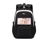 FANDARE Girls Casual Backpack Back to School Daypack Teen Boys Boobag High Middle Student Women Men Daily College Travel Backpacks for Travel Outdoor Urban Versatile Knapsack Black