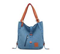 FANDARE Handbag Women's Shoulder Bags Canvas Shoulder Bag Backpack Beach Bag Shoulder Bag for Girls Women Everyday Office School Trip Shopper Hobo Bag