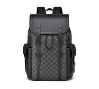 FANDARE Heavy Duty PVC Backpack Business Casual Backpack Laptop Backpack Travel Backpack Rucksack for Men Laptop Rucksack Work Bag Waterproof Rucksack Expandable Backpack Daypacks Black