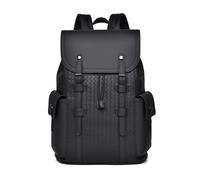 FANDARE Heavy Duty PVC Backpack Business Casual Backpack Laptop Backpack Travel Backpack Rucksack for Men Laptop Rucksack Work Bag Waterproof Rucksack Expandable Backpack Daypacks Black A