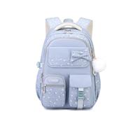 FANDARE Kids Backpack For Girls Floral School Bag Rucksack With Bow Decorative Girls Backpack For School 2026 New Bow Rucksack Blue