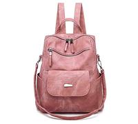 FANDARE Ladies Backpack Women Shoulder Handbag Waterproof Girls School Bag Casual Daypacks Lightweight Commuter Rucksack for Outdoor Travel School Campus Shopping Pink