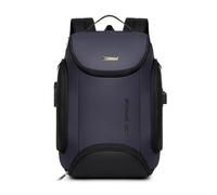 FANDARE Laptop Backpack with USB Charging Port Anti-Theft Business Backpack 15.6 Inch Waterproof Rucksack with Luggage Strap Comfortable Travel Backpack for Work Travel Commuting Blue