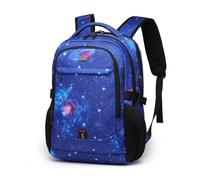 FANDARE Laptop Business Backpack Slim Durable Backpack with USB Charging Port Travel Cabin Backpack Work Bag Water Resistant College School Rucksack Work for Men Women Fits 15.6 Inch Notebook Sky Blue