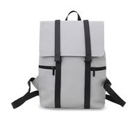 FANDARE Laptop Travel Backpack for Men Vintage PU Leather College School Bag 12.9 inch Laptop Work Daypacks Teens Elementary Middle Backpack Student Bookbag Womens Backpacks PurseGrey