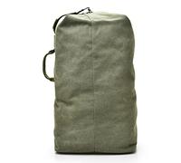 FANDARE Large Capacity Travel Canvas Backpack Carry On Backpack Durable Outdoor Duffel Bag Top Load Double Strap Canvas Duffle Bag Large Travel Rucksack Military Green A L