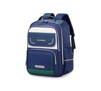 FANDARE Lightweight Backpack Large Backpack Ergonomic Kids Rucksack with Reflective Strip High Capacity Multi-Compartment Design for Boys & Girls Green