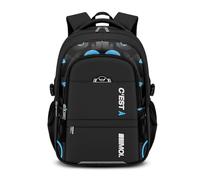 FANDARE Lightweight Children's Backpacks Youth Backpack for Boys Girls Elementary School Bag for Middle Student Teens Adventurer Rucksacks Bookbag Primary Junior Travel Casual Daypacks Black